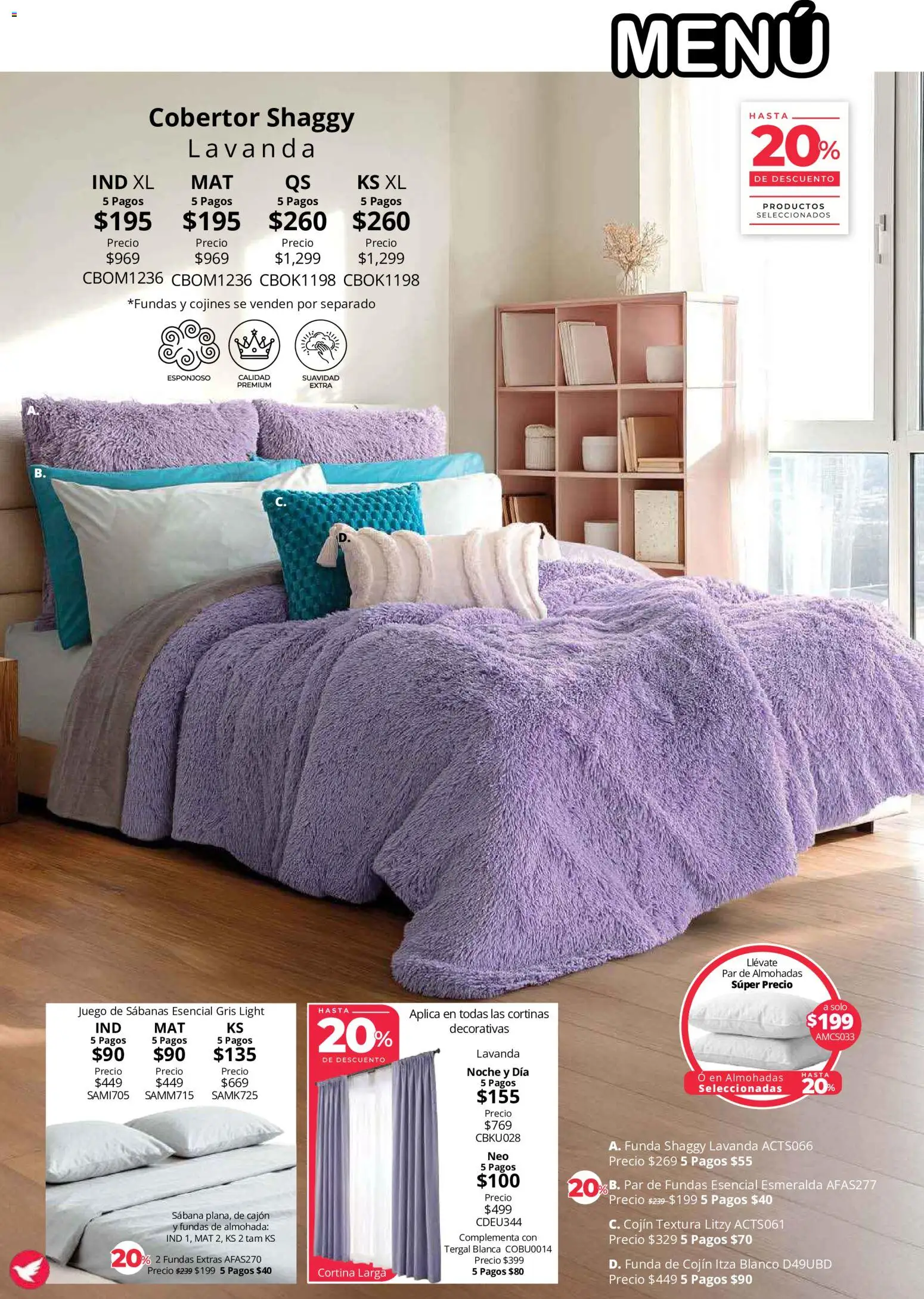 Vista previa las ofertas de la tienda Colchas Concord - Colchas Concord catálogo Colección Cobertor desde el 01/08/2026 