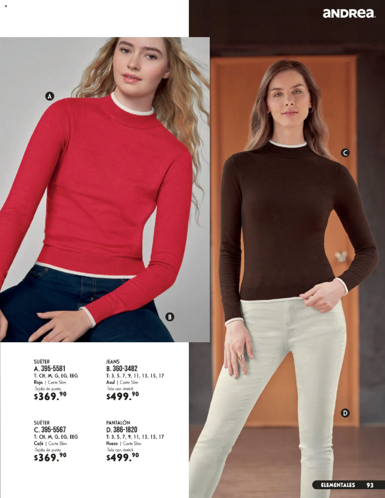 Vista previa las ofertas de la tienda Andrea - Andrea catálogo Vestir desde el 23/08/2026 