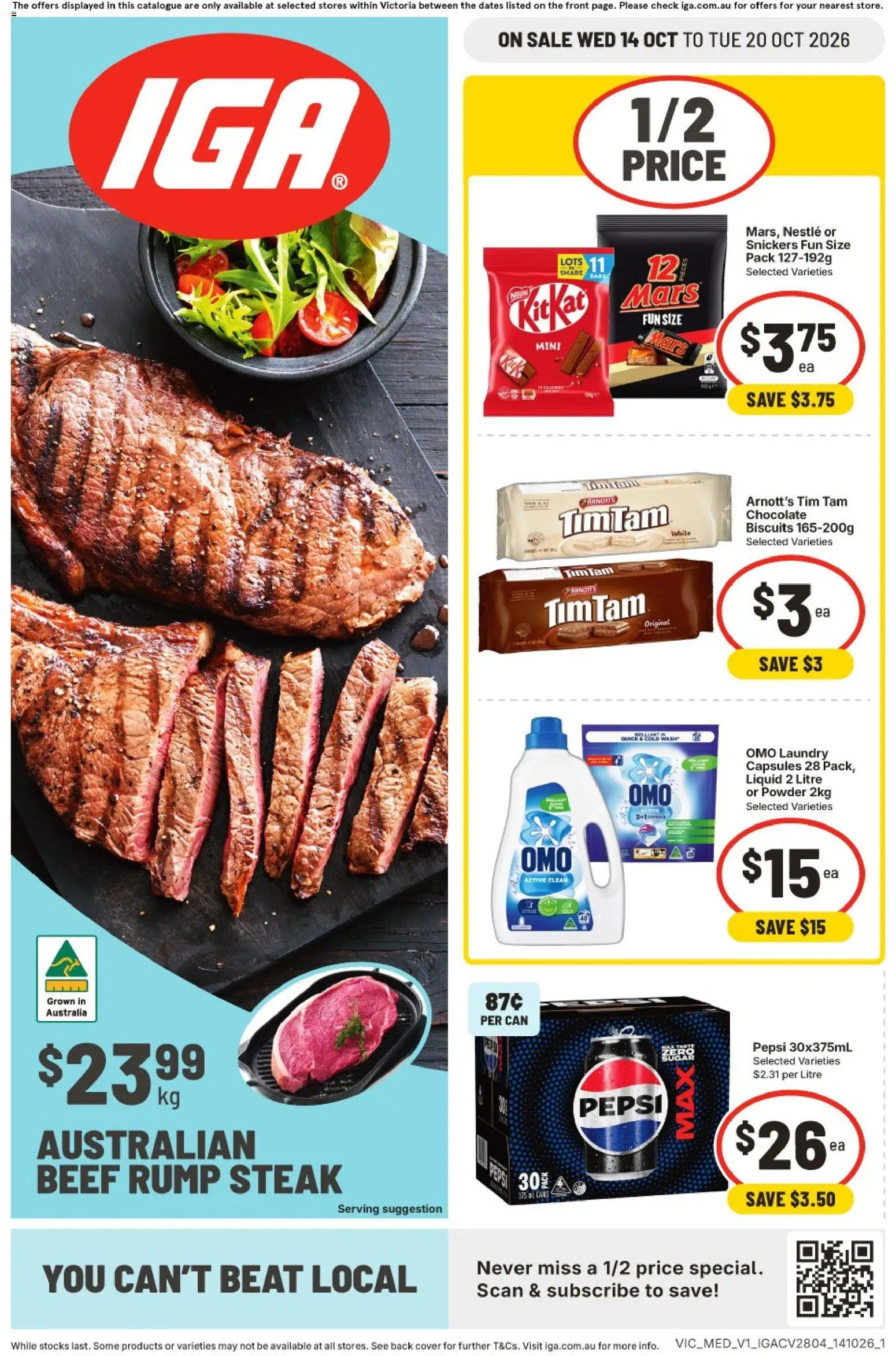 Preview of catalogue IGA catalogue from shop IGA valid 14/10/2026