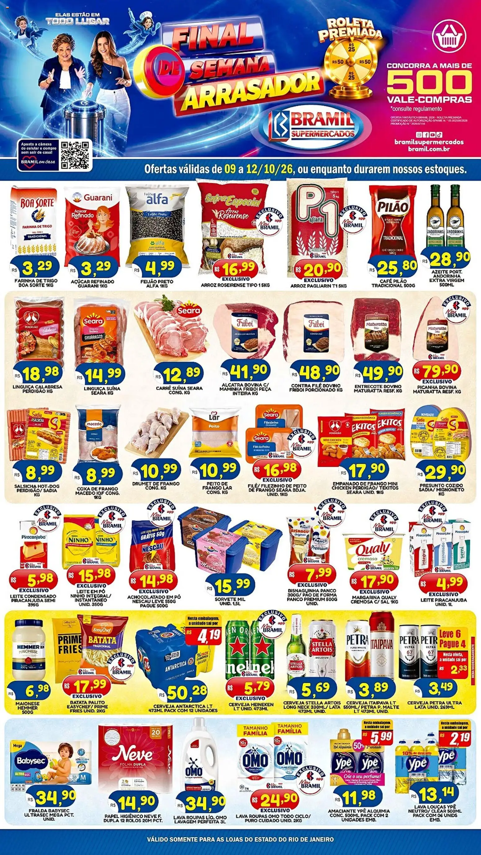 Pré-Visualização do folheto "Bramil Supermercados - Ofertas da semana" da loja Bramil Supermercados válido a partir de 09/10/2026