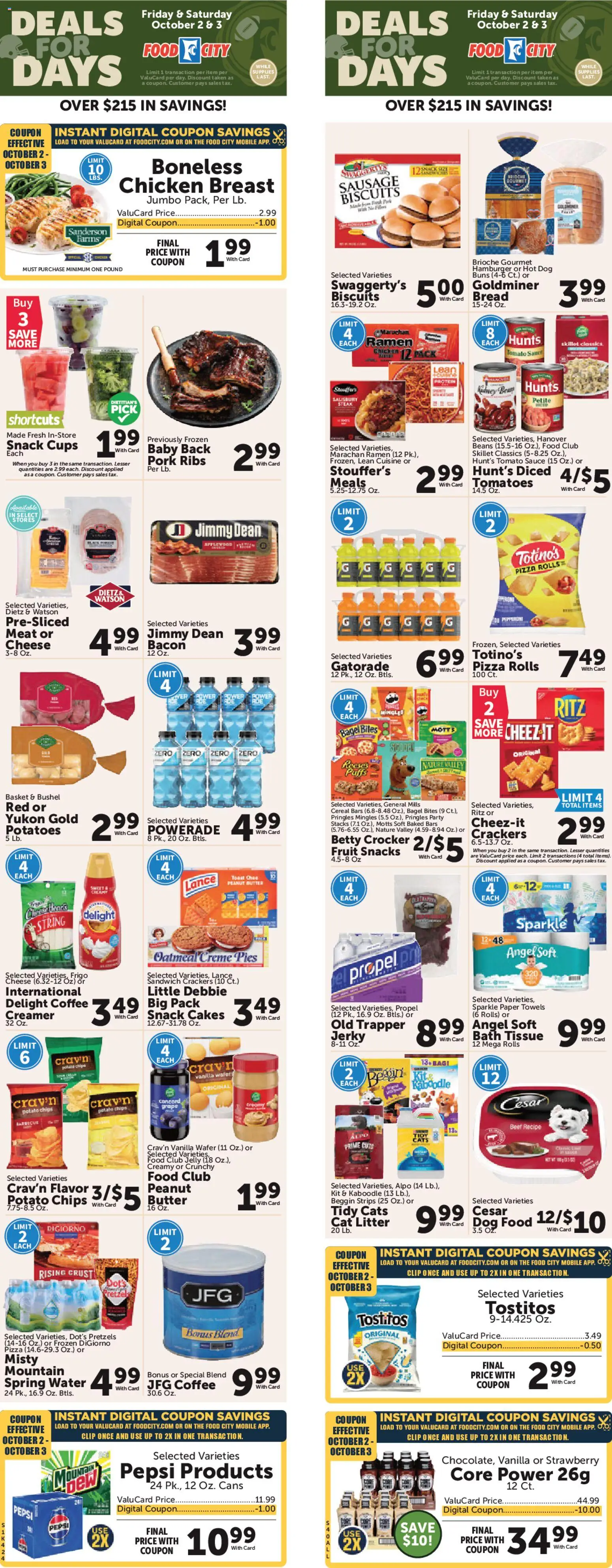 Ad Preview of Food City Food City Weekly Ad from 09/30/2026
