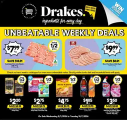 Preview of catalogue Drakes catalogue SA from shop Drakes valid 08/07/2026