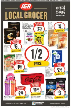 Preview of catalogue IGA Local Grocer QLD from shop IGA valid 29/07/2026