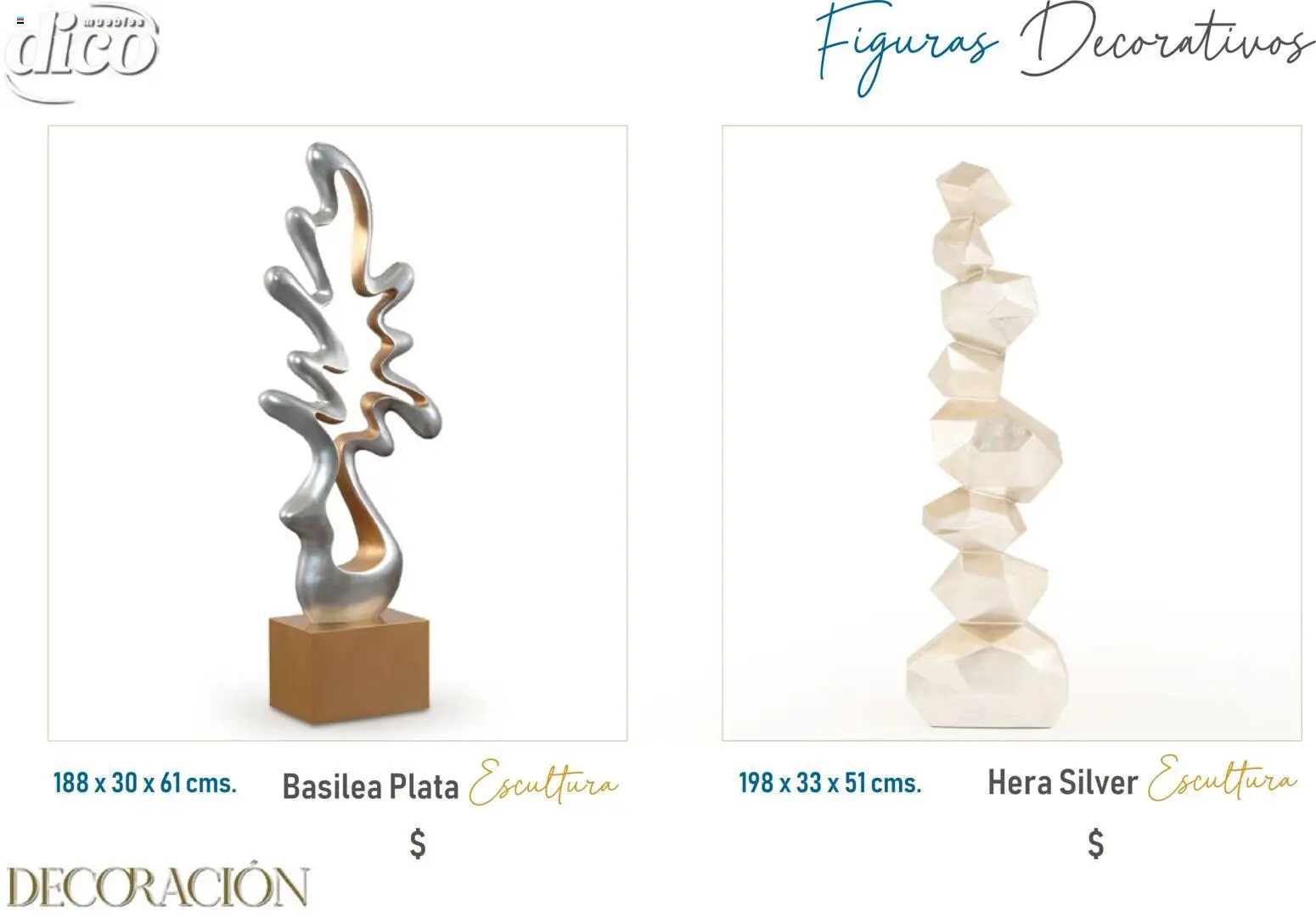 Vista previa las ofertas de la tienda Muebles Dico - Catálogo Decoración desde el 09/12/2025 