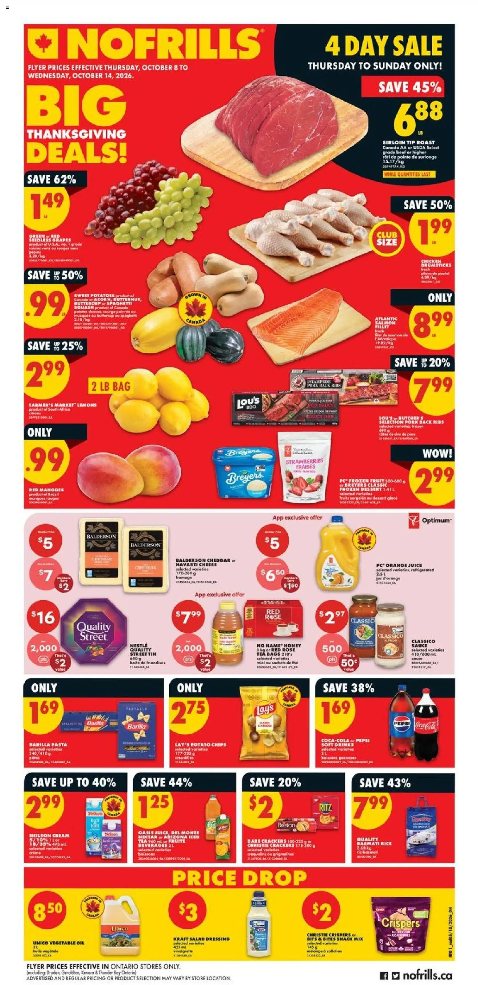 Preview of leaflet No Frills weekly flyer - ON from shop No Frills is valid from Oct 08, 2026