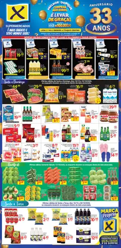 Pré-Visualização do folheto "X Supermercados ofertas Vila Endres e Itaquá Centro" da loja X Supermercados válido a partir de 16/10/2026