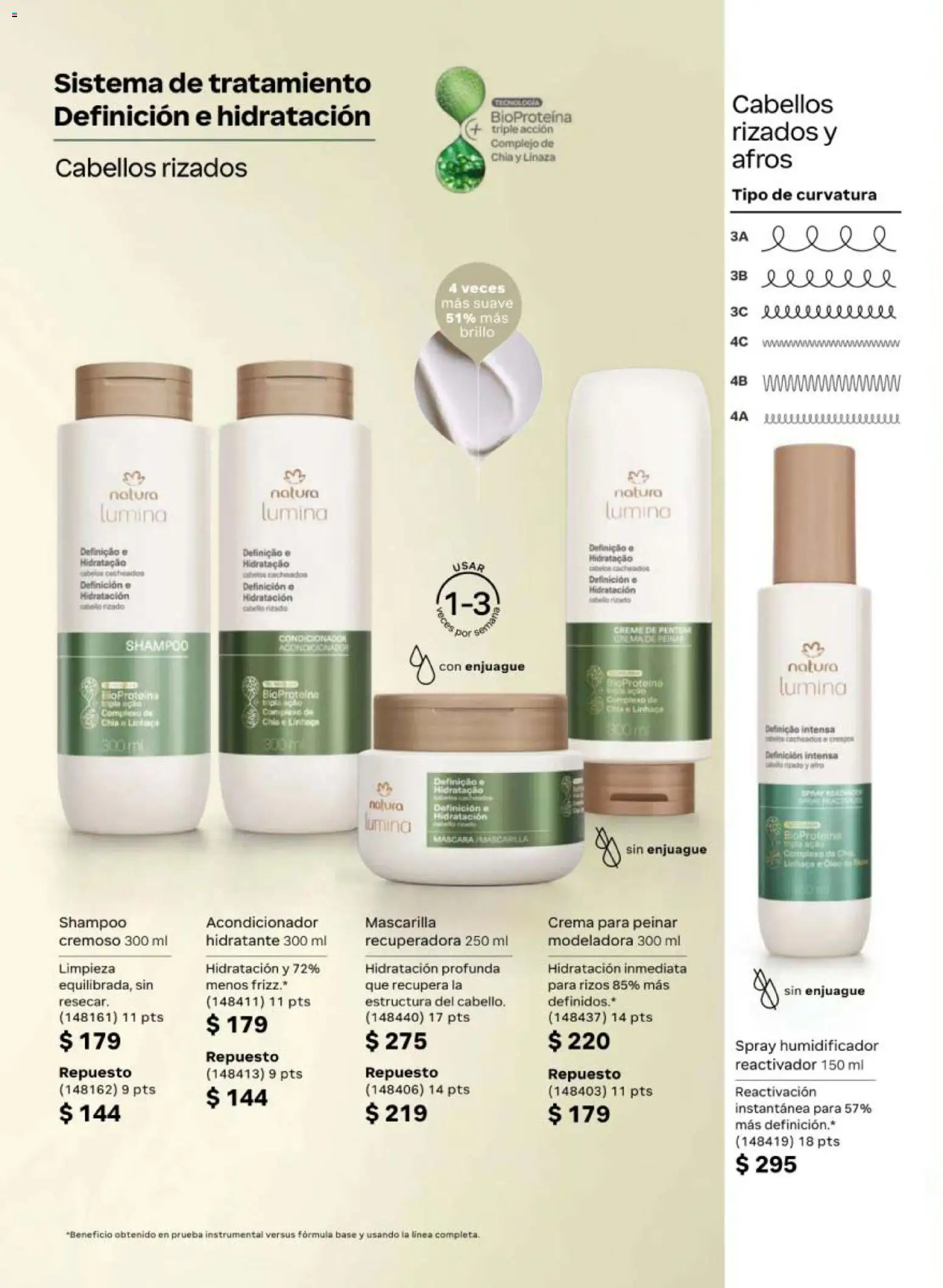 Vista previa las ofertas de la tienda Natura - Natura campaña 6 2026 desde el 02/04/2026 - Shampoo, Crema, Humidificador, Acondicionador, Mascarilla, Brillo, Máscara