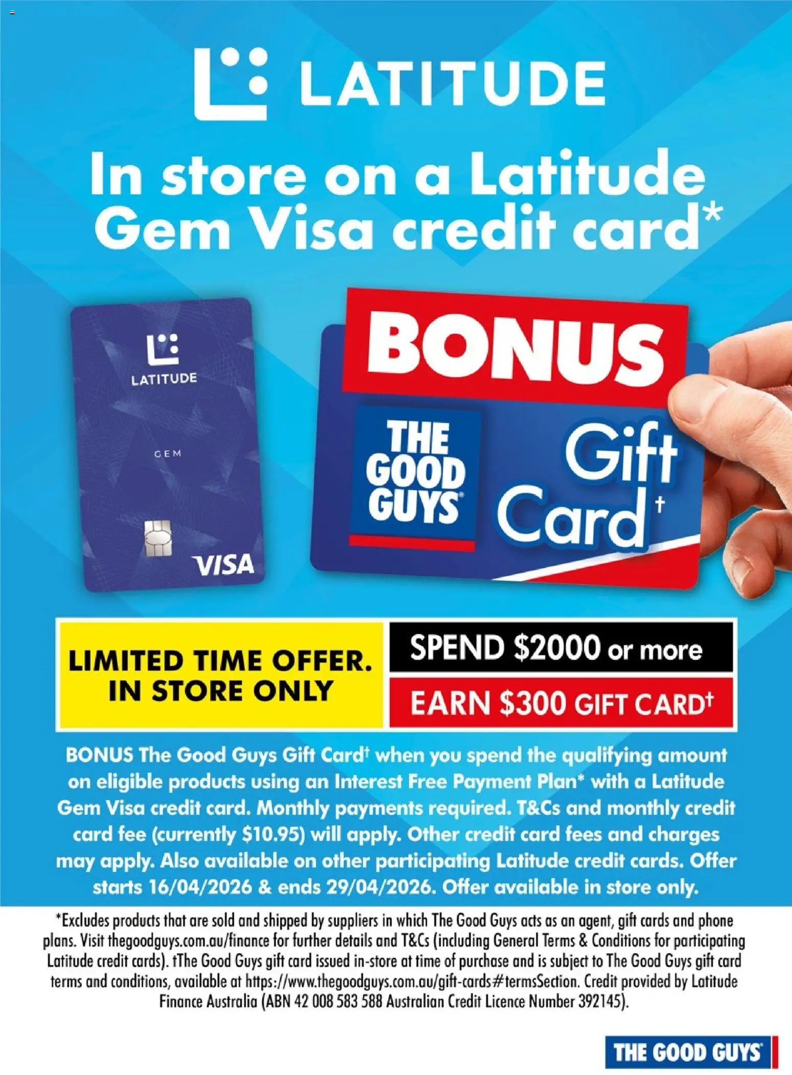 Preview of catalogue The Good Guys Latitude from shop The Good Guys valid 16/04/2026 - Gem, Phone