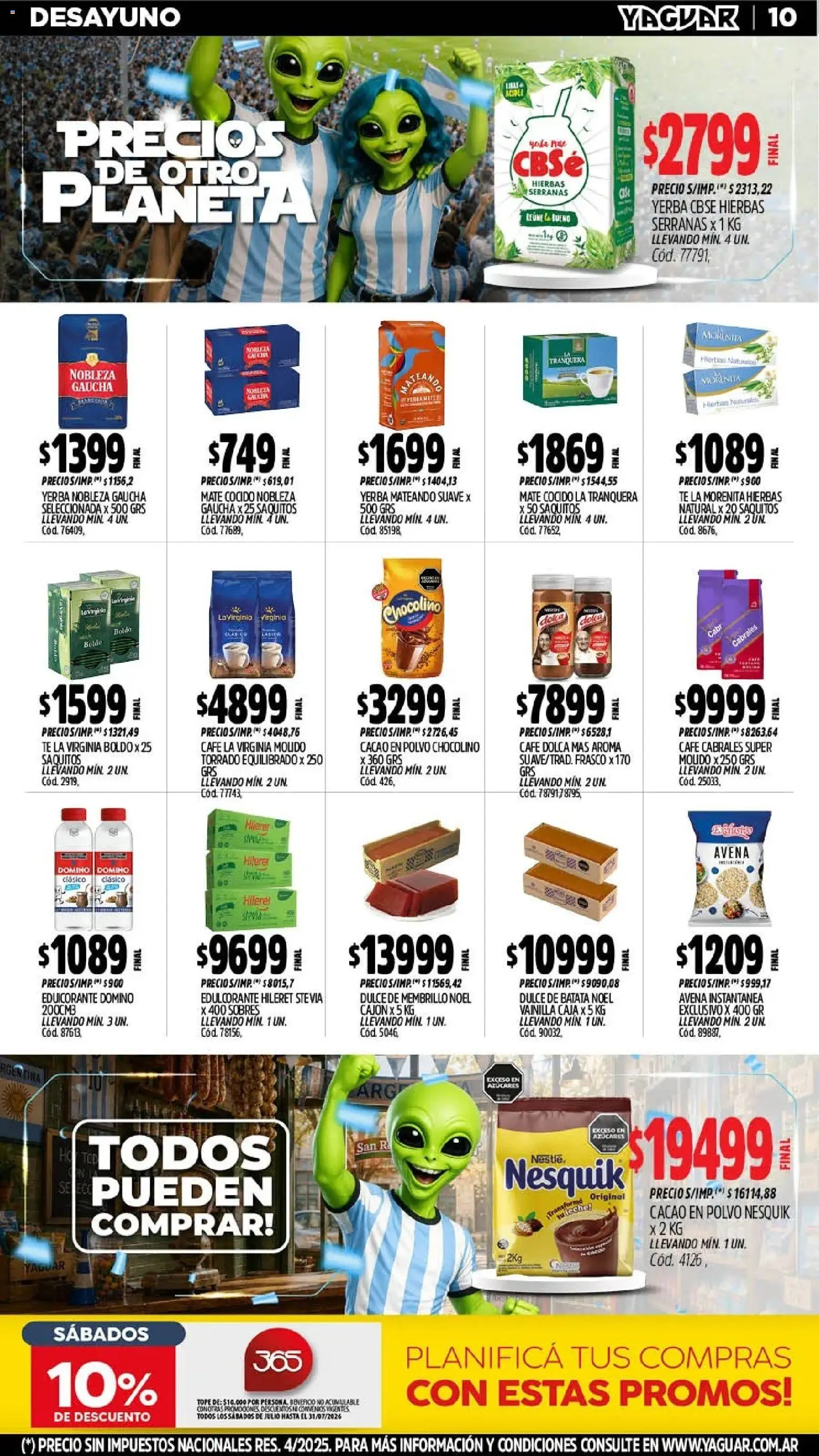 Vista previa del folleto de la tienda Yaguar válido desde el 13/07/2026 