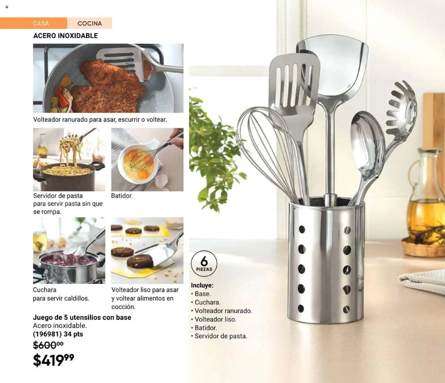 Vista previa las ofertas de la tienda AVON - Casa & Estilo 4 2026 desde el 20/02/2026 - Juego, Cocina, Pasta, Alimentos, Cuchara