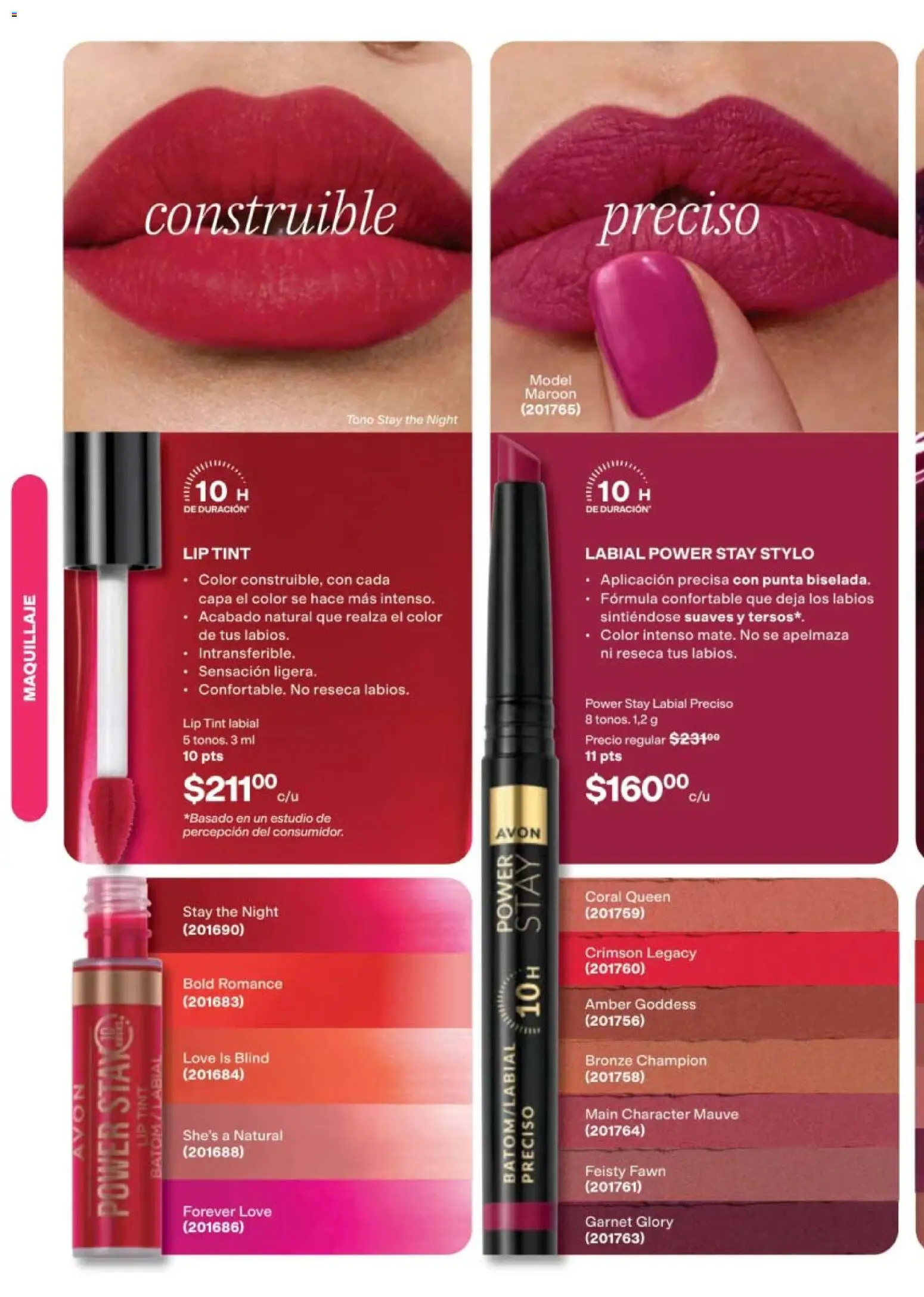 Vista previa las ofertas de la tienda AVON - AVON campaña 14 2026 desde el 11/09/2026 - Maquillaje