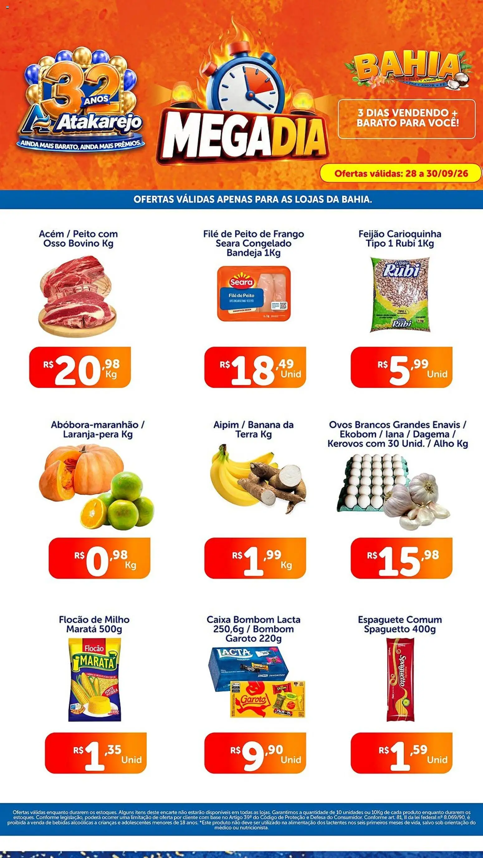 Ofertas Atakarejo ofertas Mega Dia até 30/09/2026. - Página 1