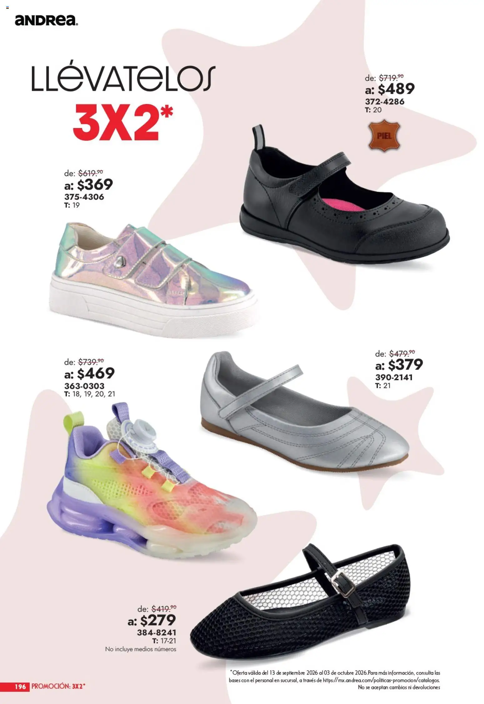 Vista previa las ofertas de la tienda Andrea - Andrea catálogo Outlet desde el 13/09/2026 