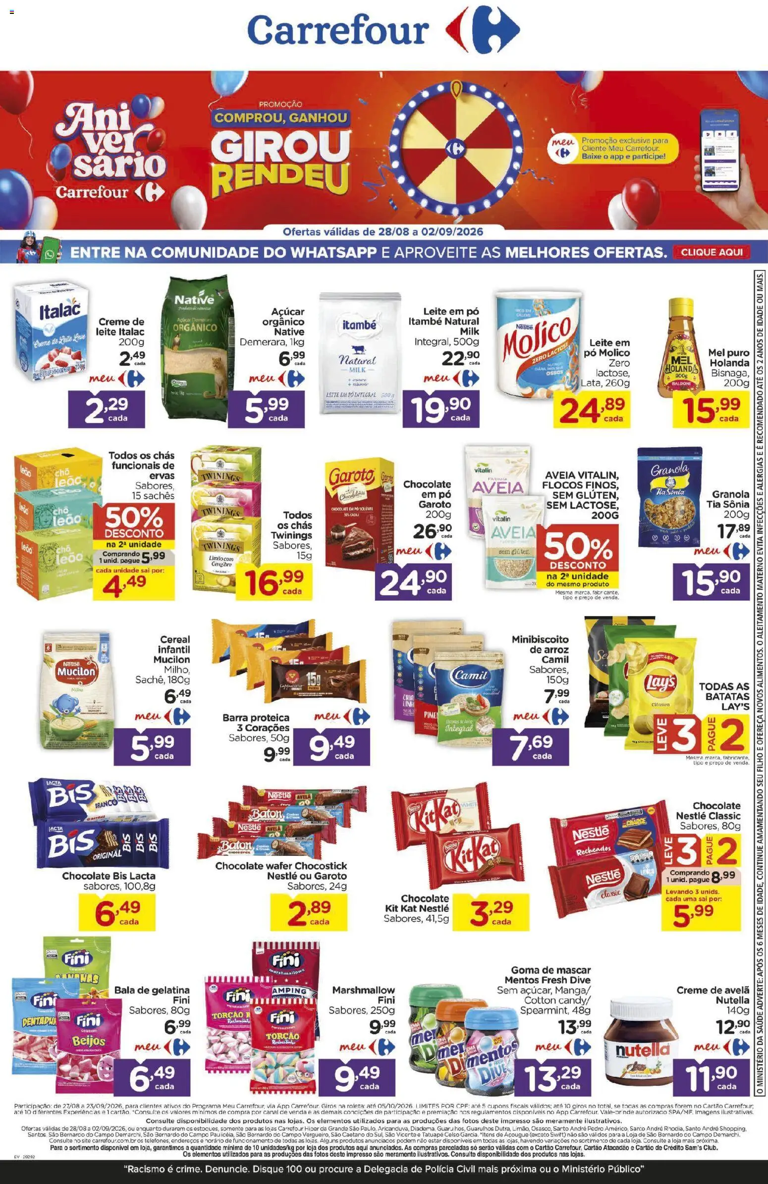 Pré-Visualização do folheto "Carrefour - Ofertas da semana" da loja Carrefour válido a partir de 28/08/2026