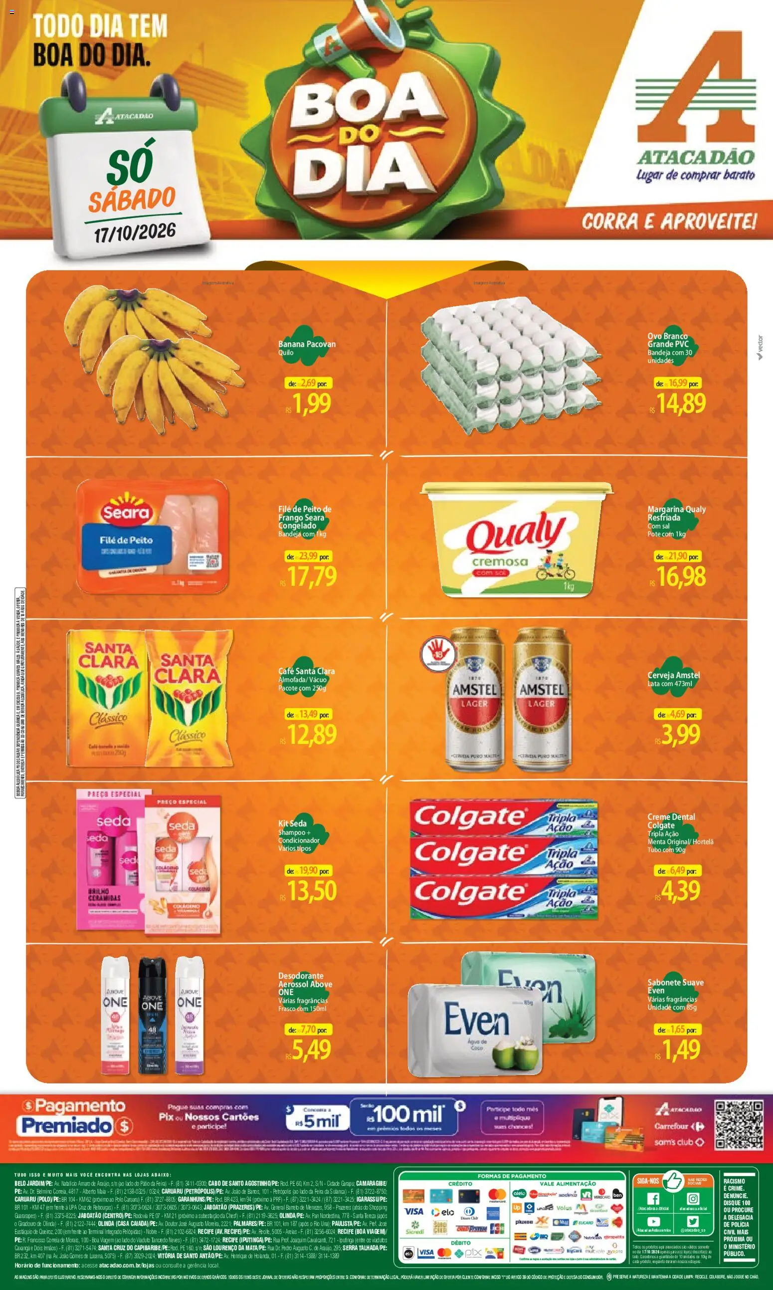 Pré-Visualização do folheto "Atacadão ofertas - PE" da loja Atacadão válido a partir de 17/10/2026