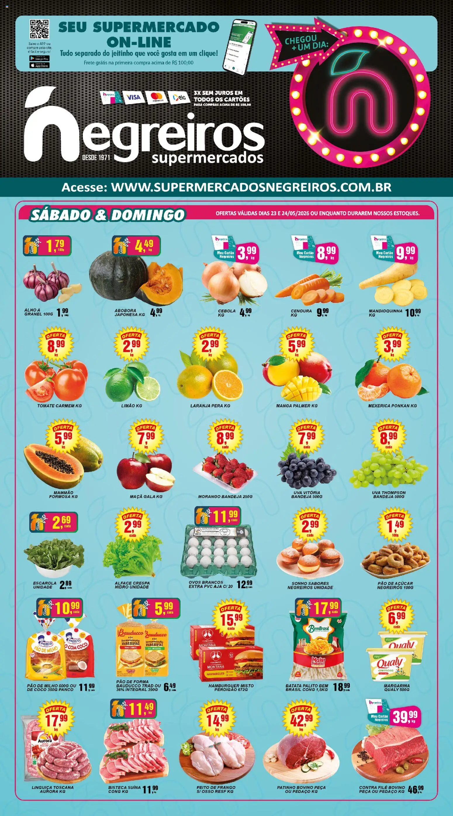 Pré-Visualização do folheto "Negreiros - Ofertas da semana" da loja Negreiros válido a partir de 23/05/2026