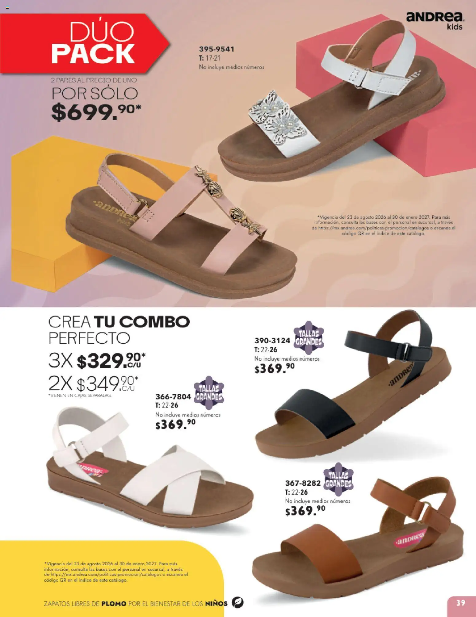 Vista previa las ofertas de la tienda Andrea - Andrea catálogo Infantil desde el 23/08/2026 