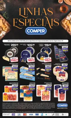 Pré-Visualização do folheto "Comper ofertas Linhas Especiais" da loja Comper válido a partir de 29/05/2026