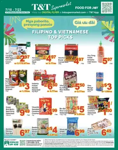 Preview of leaflet T&T Supermarket flyer from shop T&T Supermarket is valid from Jul 10, 2026