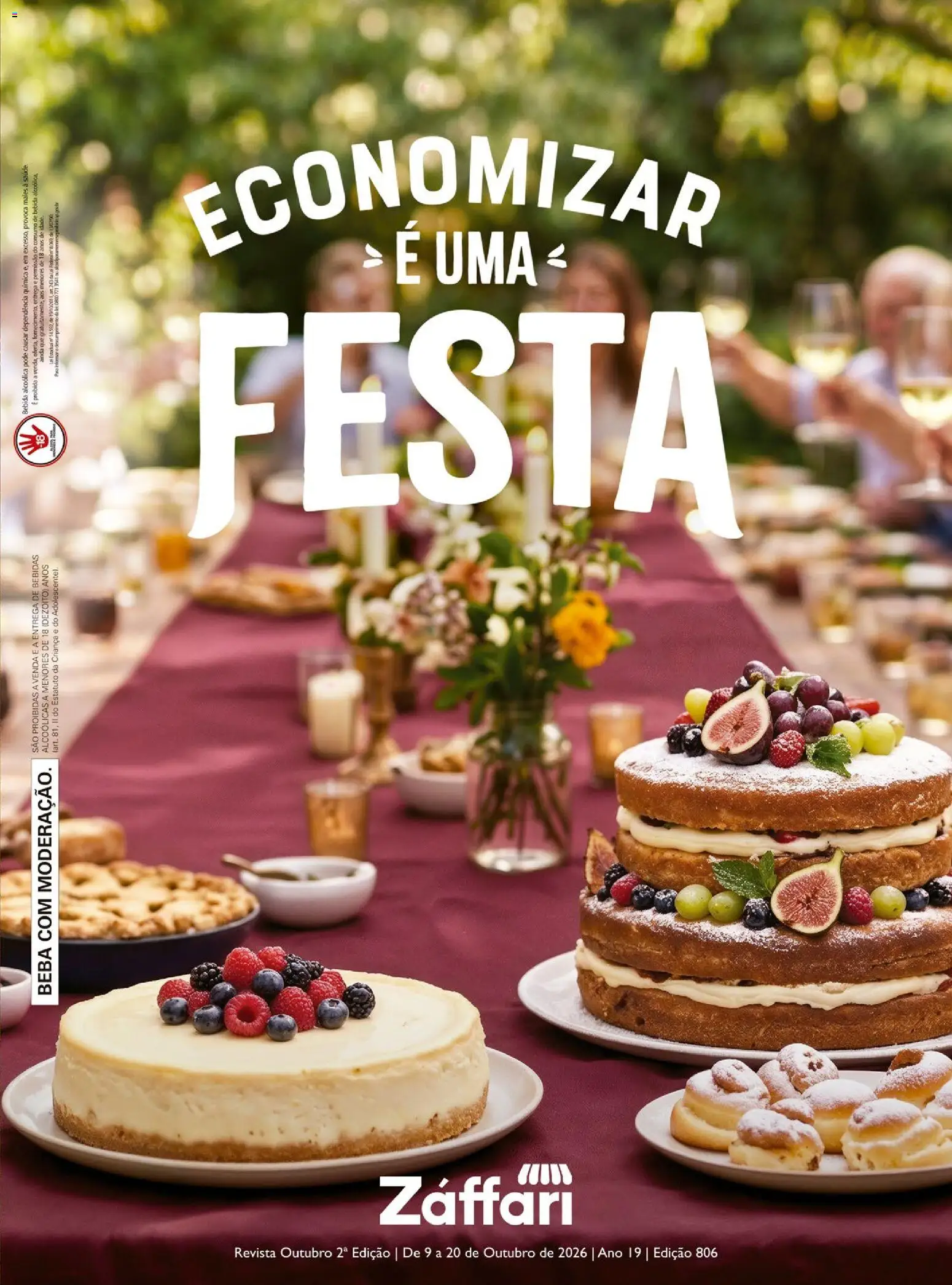 Pré-Visualização do folheto "Zaffari ofertas Economizar é uma Festa" da loja Zaffari válido a partir de 09/10/2026