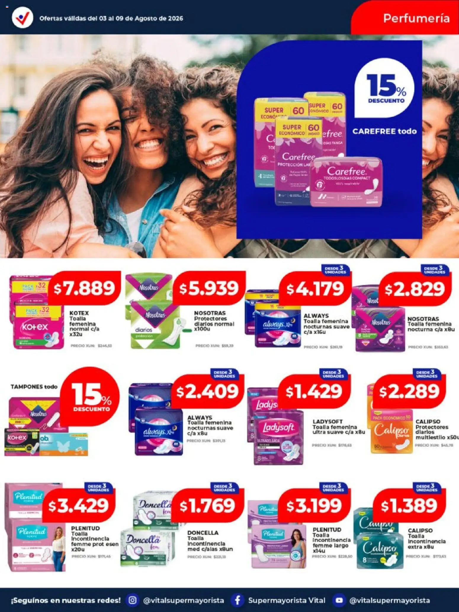 Vista previa del folleto de la tienda Vital válido desde el 03/08/2026 