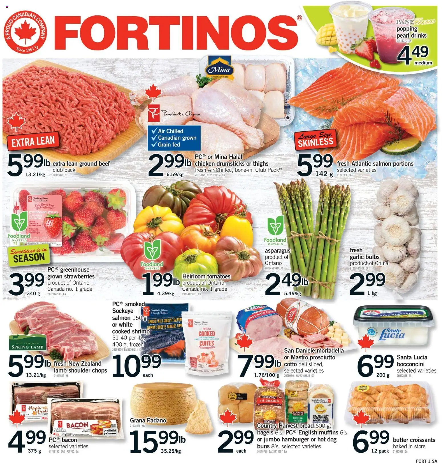 Preview of leaflet Fortinos weekly flyer - Brampton from shop Fortinos is valid from May 28, 2026