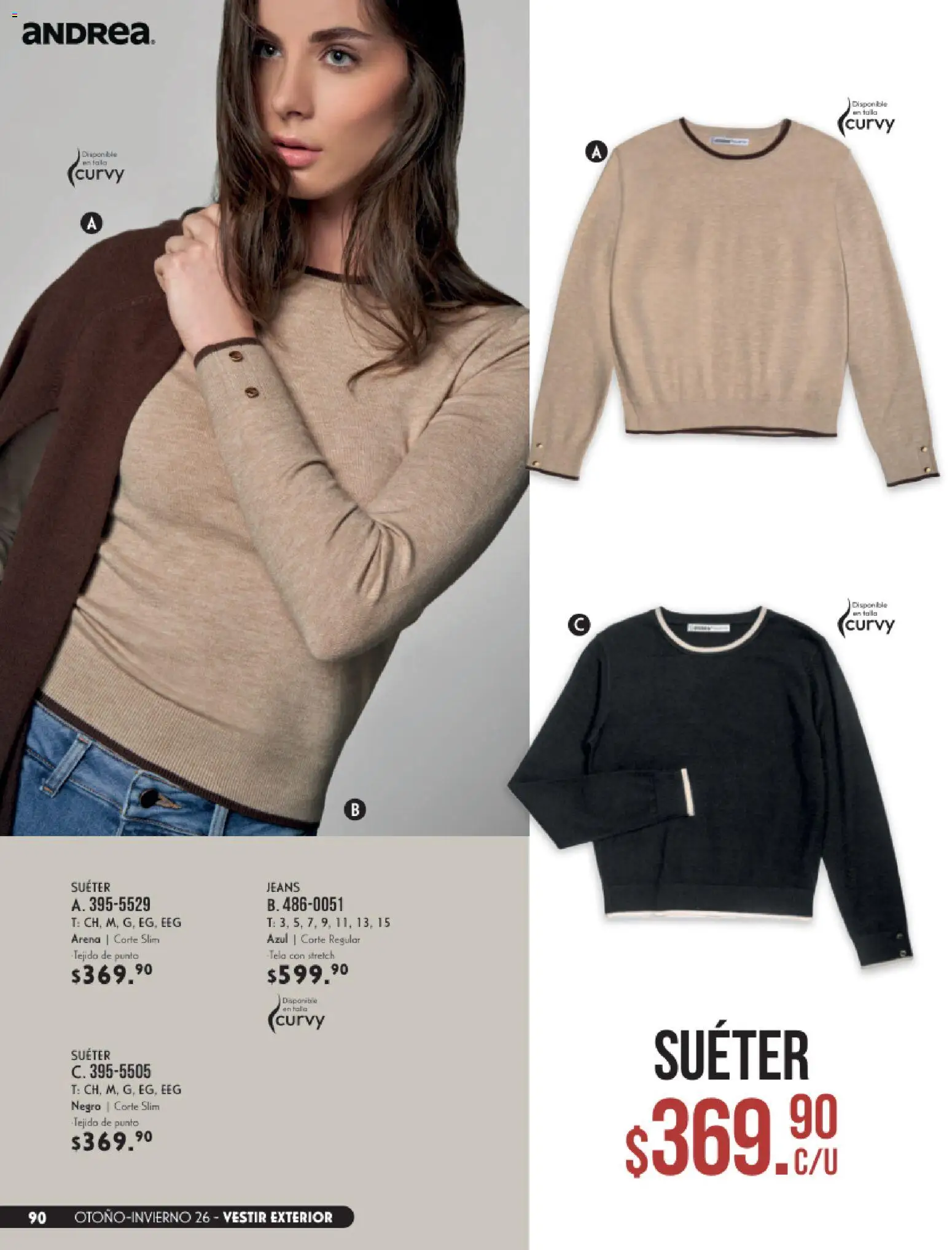 Vista previa las ofertas de la tienda Andrea - Andrea catálogo Vestir desde el 23/08/2026 