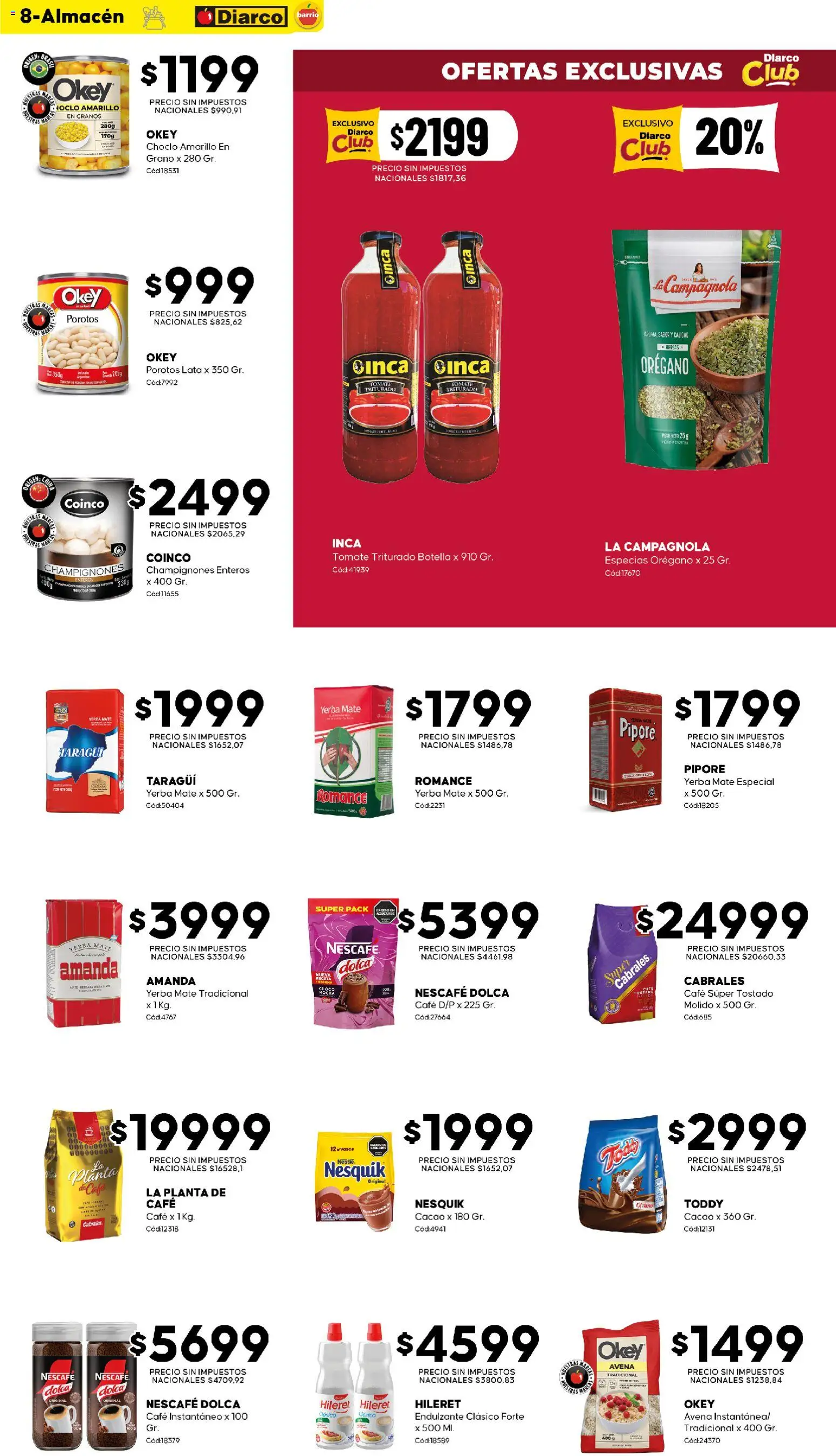 Vista previa del folleto de la tienda Diarco válido desde el 21/09/2026 