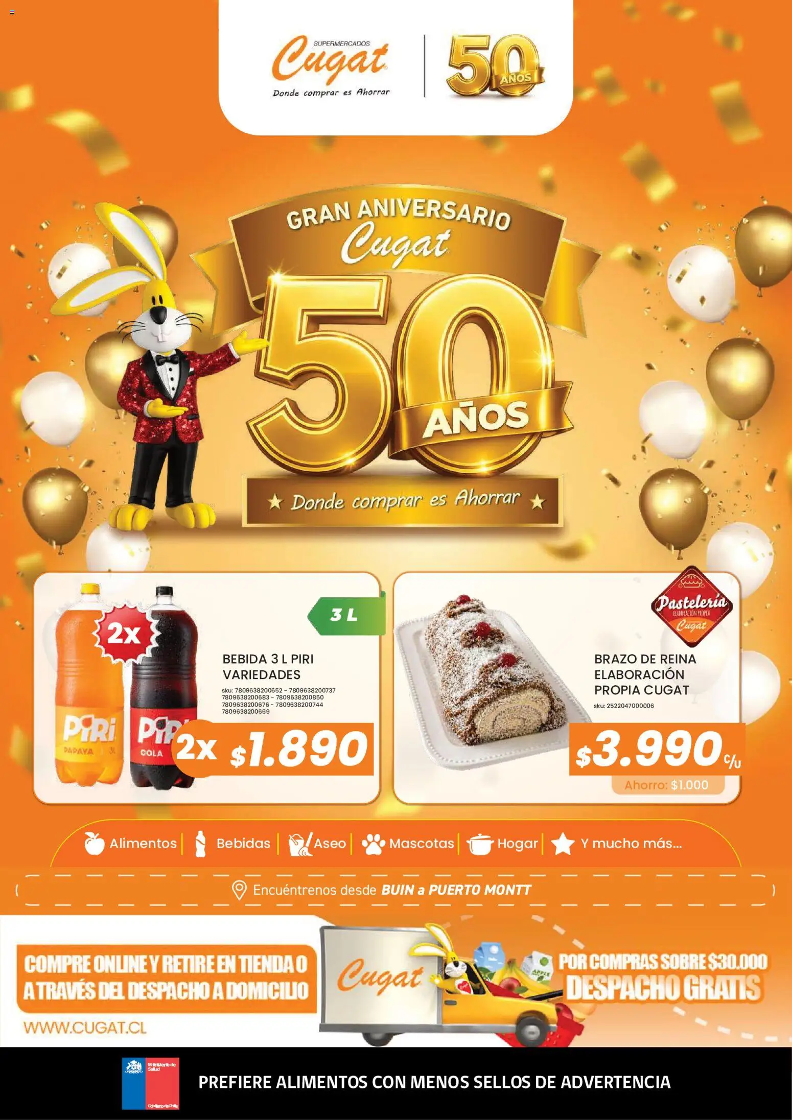 Folleto de la tienda Cugat válido desde el 31.07.2026 
