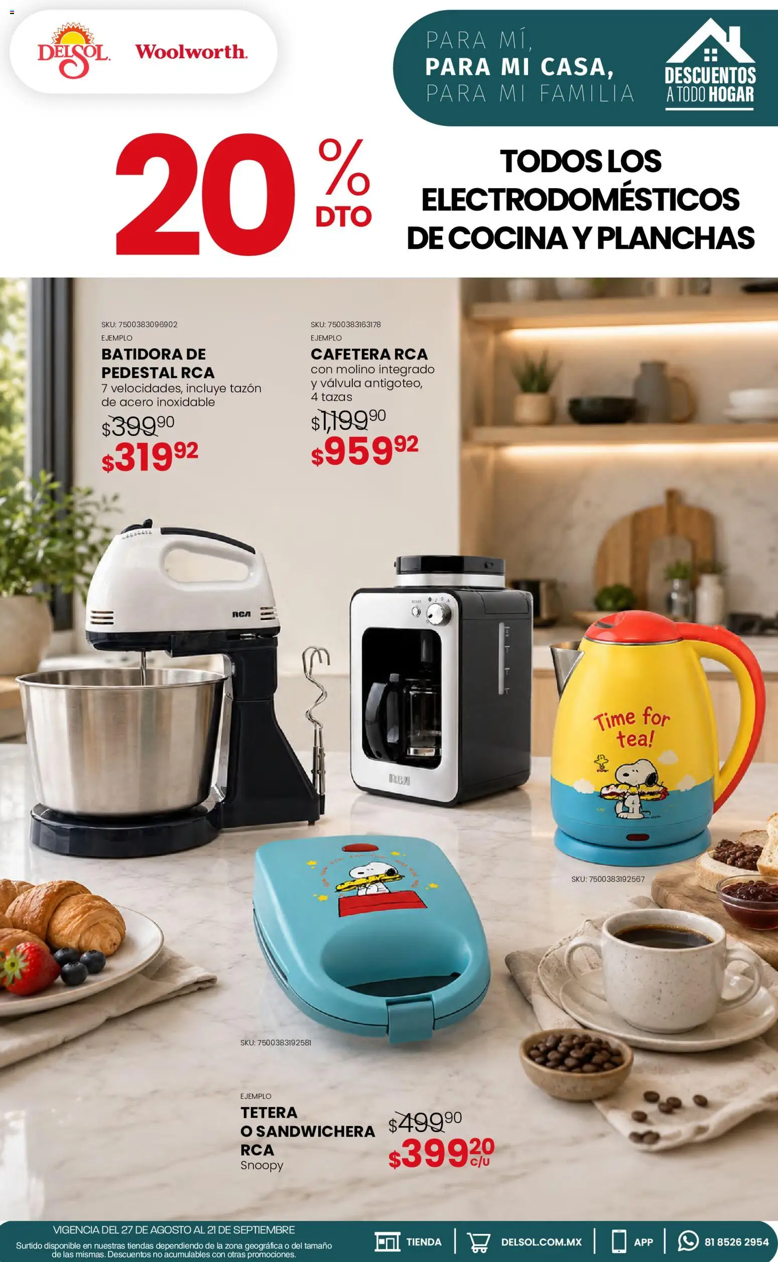 Vista previa las ofertas de la tienda Del Sol y Woolworth - Del Sol y Woolworth catálogo desde el 27/08/2026 
