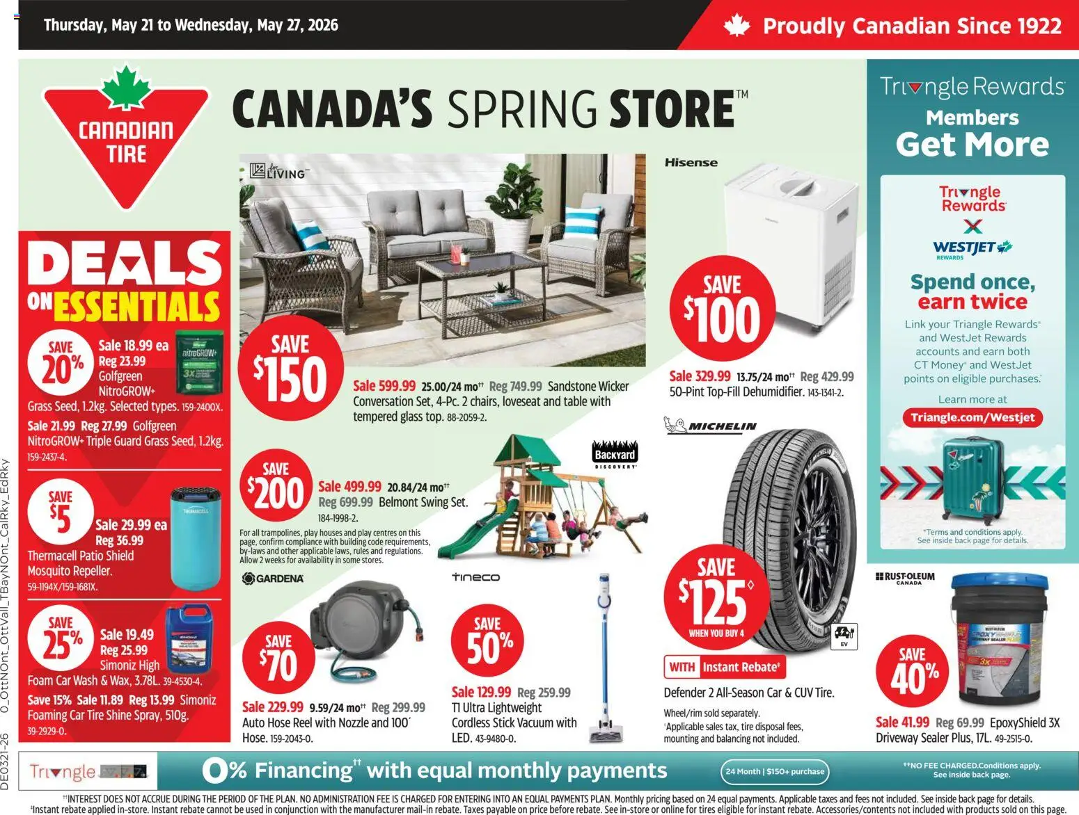 Preview of leaflet Canadian Tire weekly flyer from shop Canadian Tire is valid from May 21, 2026