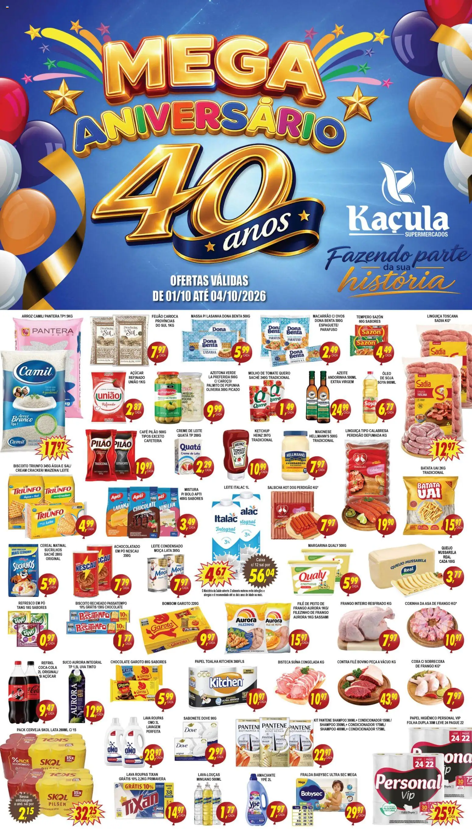Ofertas Kaçula até 09/10/2026. - Página 1