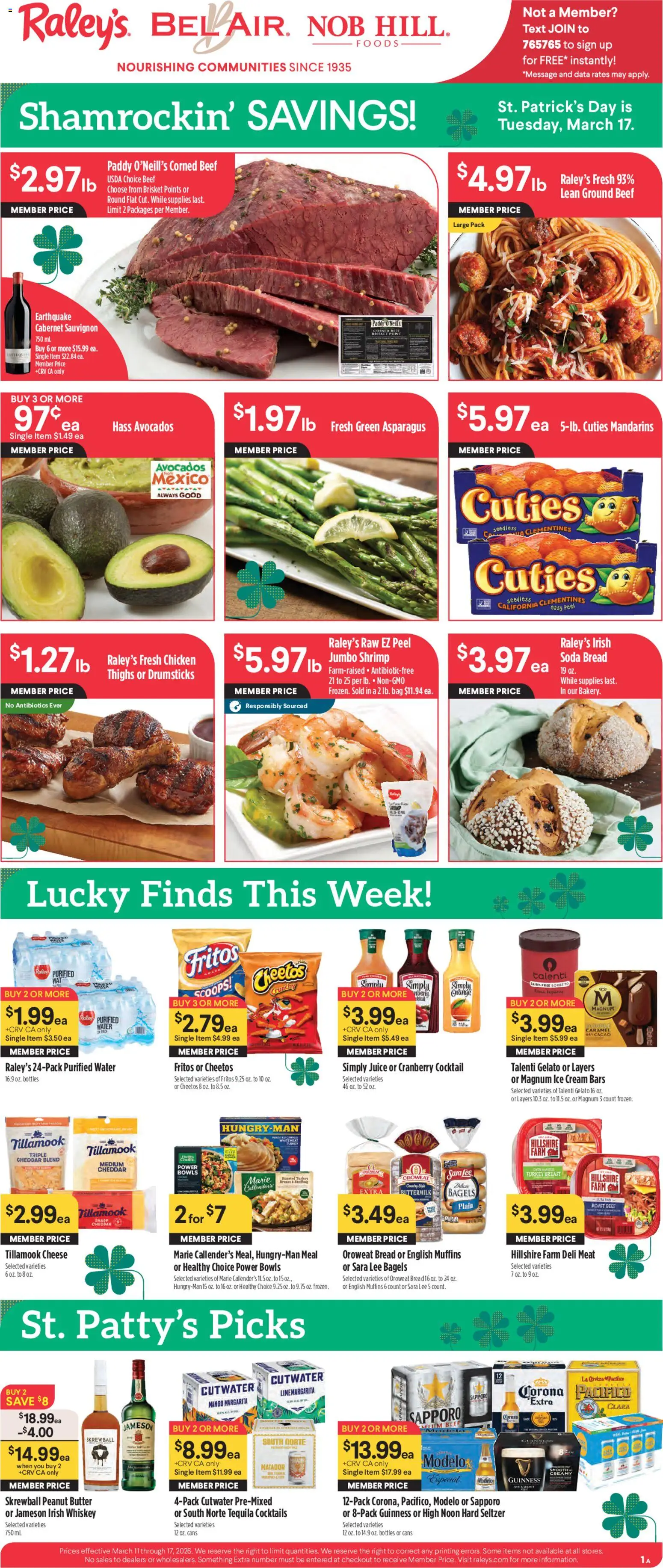 Raley's Weekly Ad from 03/11/2026 >> Flyer