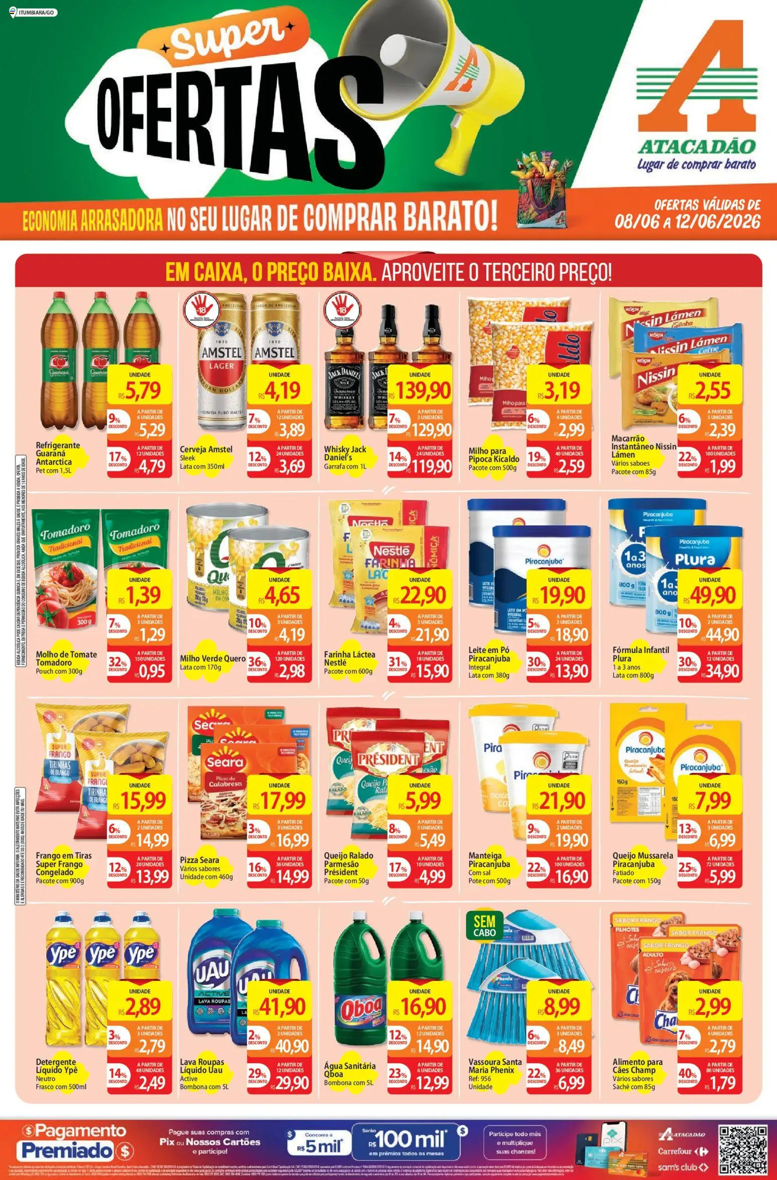 Pré-Visualização do folheto "Atacadão ofertas - GO" da loja Atacadão válido a partir de 08/06/2026