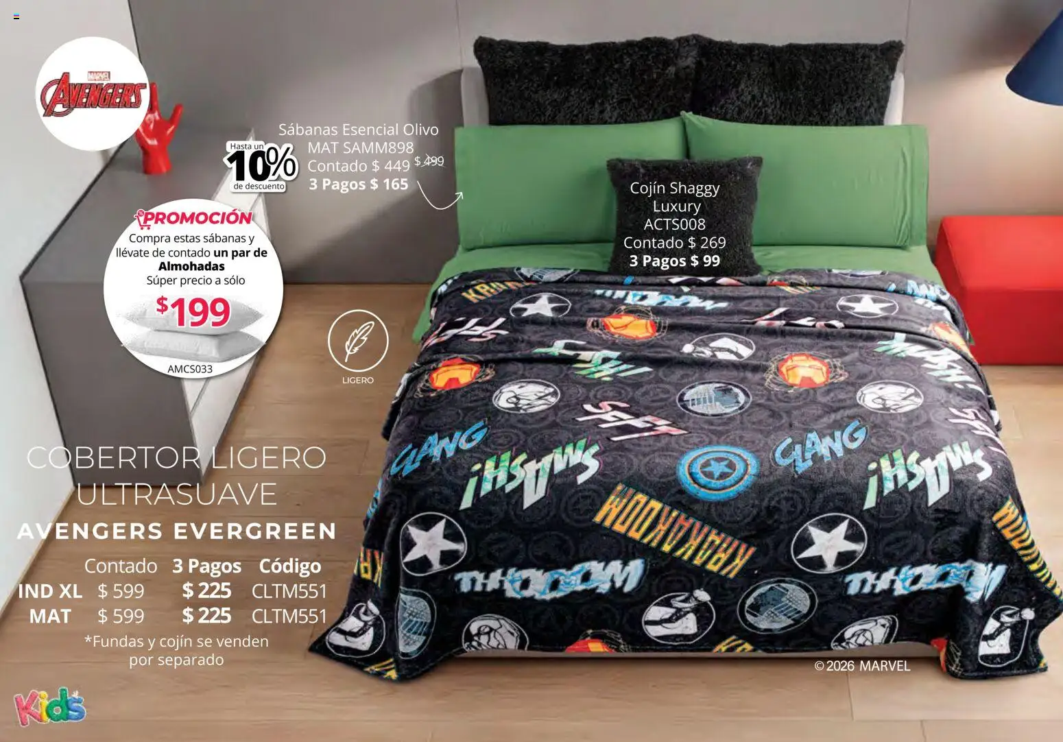 Vista previa las ofertas de la tienda Colchas Concord - Colchas Concord catálogo Kids desde el 01/05/2026 - Sabanas, Cobertor