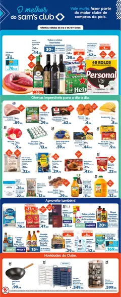 Pré-Visualização do folheto "Sam's Club - Ofertas da semana" da loja Sam's Club válido a partir de 02/07/2026