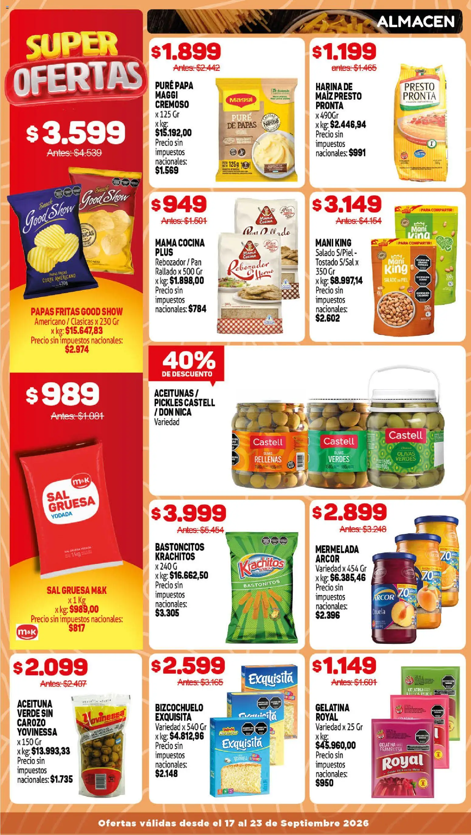 Vista previa del folleto de la tienda Makro válido desde el 17/09/2026 