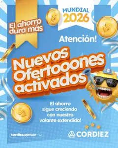 Vista previa del folleto de la tienda Cordiez válido desde el 10/07/2026 