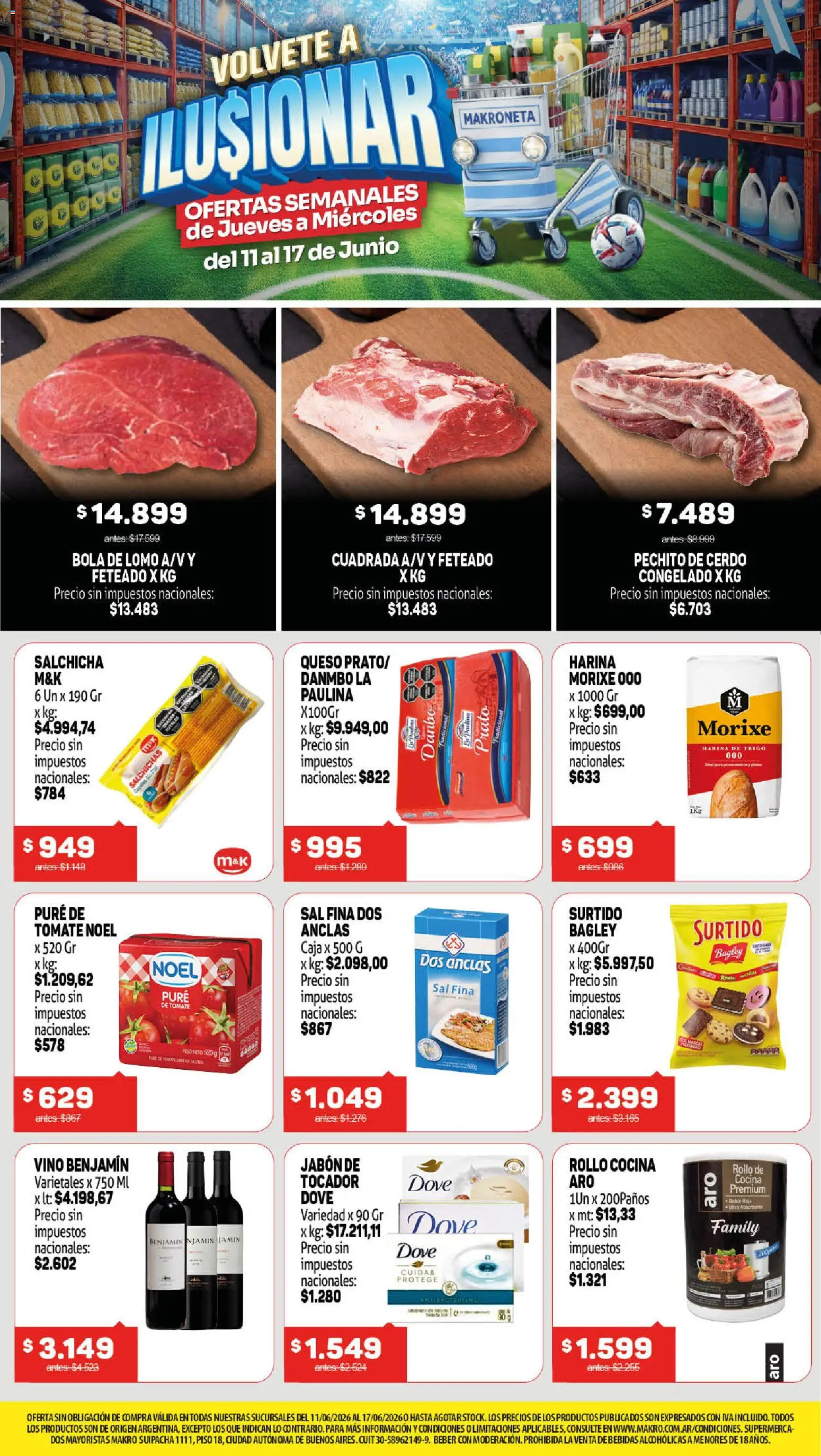 Vista previa del folleto de la tienda Makro válido desde el 11/06/2026 