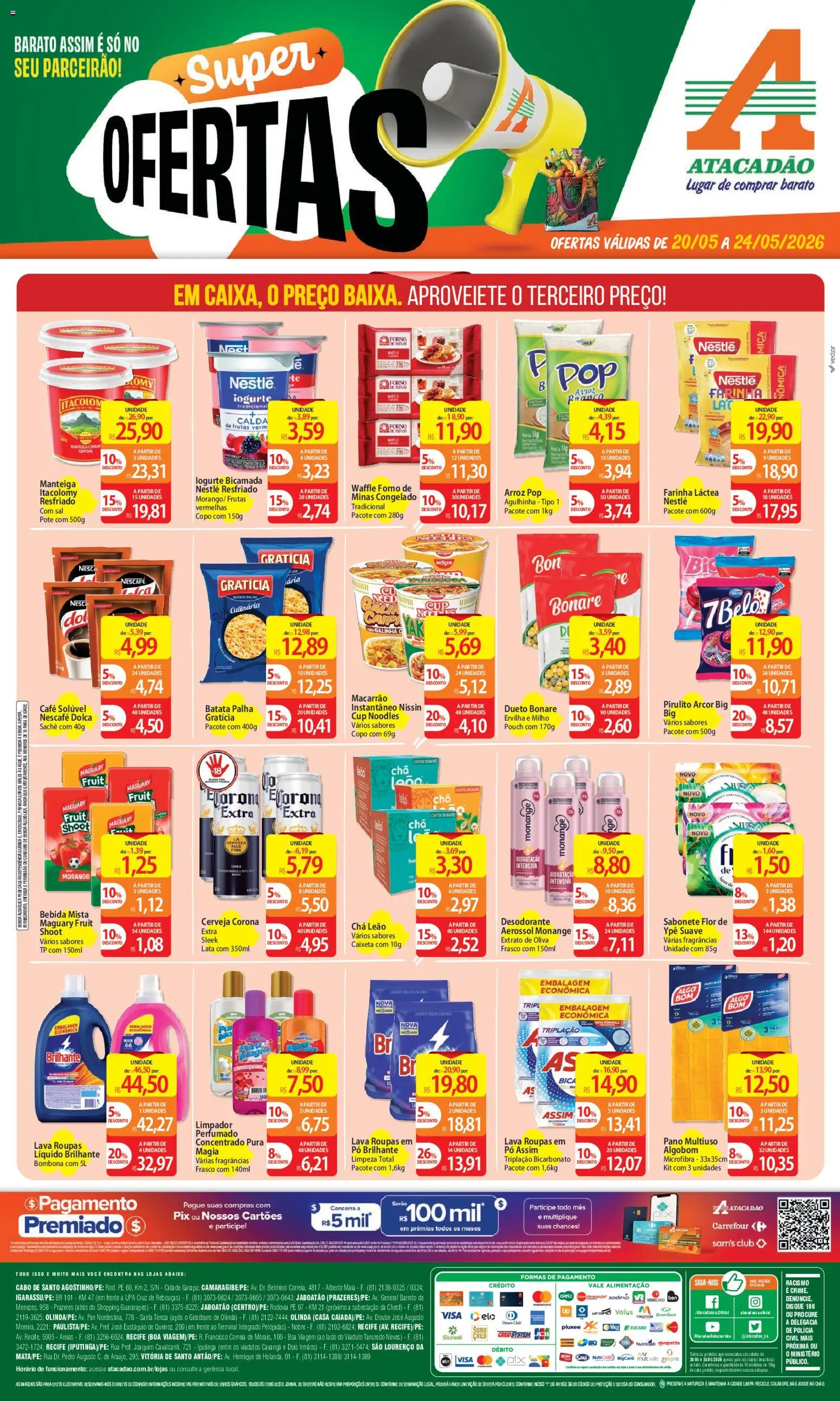 Pré-Visualização do folheto "Atacadão ofertas - PE" da loja Atacadão válido a partir de 20/05/2026