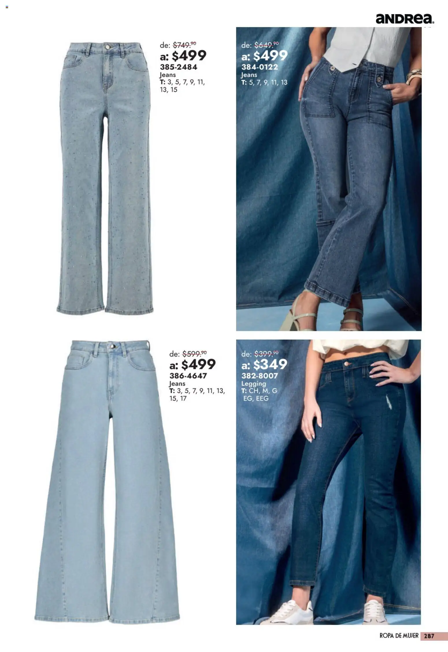 Vista previa las ofertas de la tienda Andrea - Andrea catálogo Outlet desde el 13/09/2026 