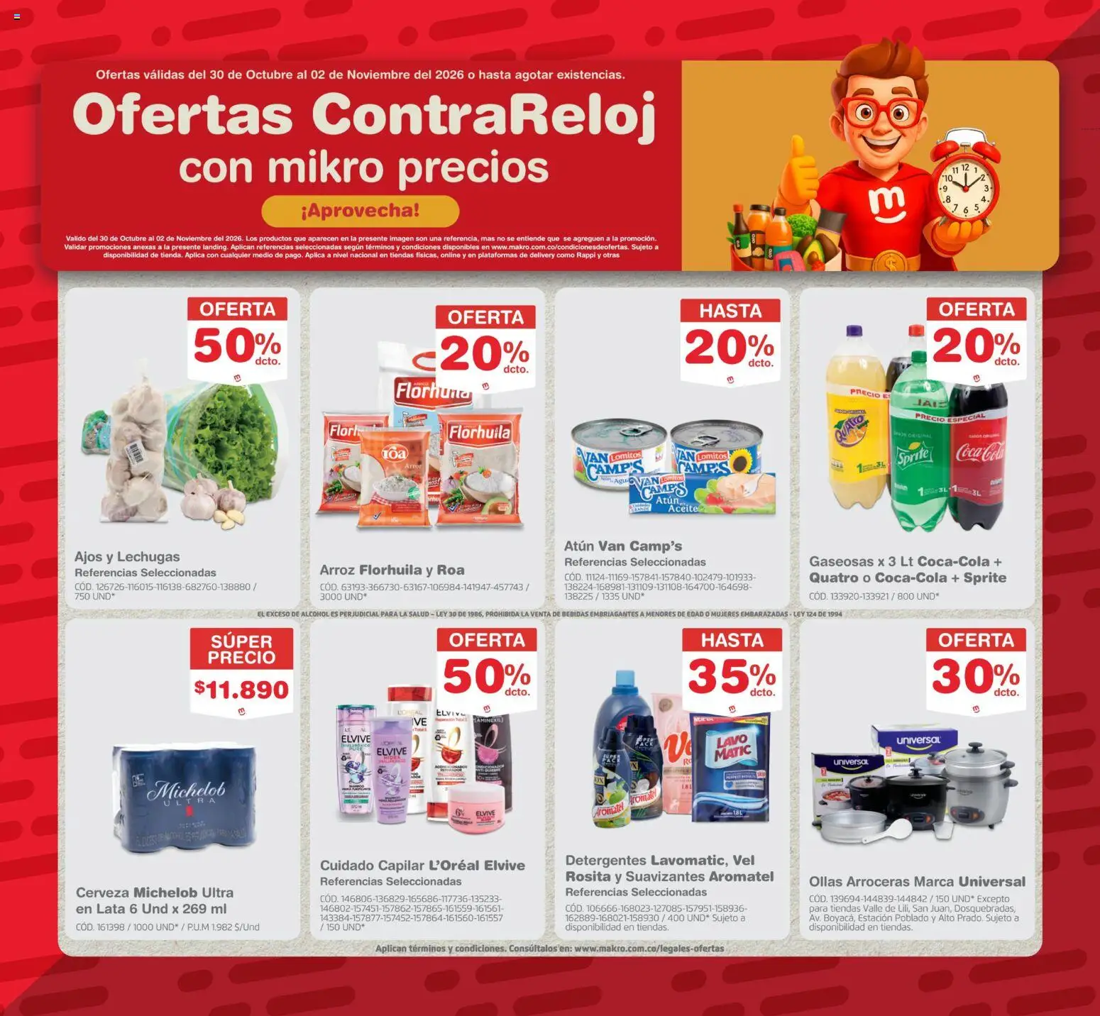  Vista previa del prospecto Makro catálogo Contrarreloj del almacen Makro válida del 30/10/2026 al 02/11/2026
