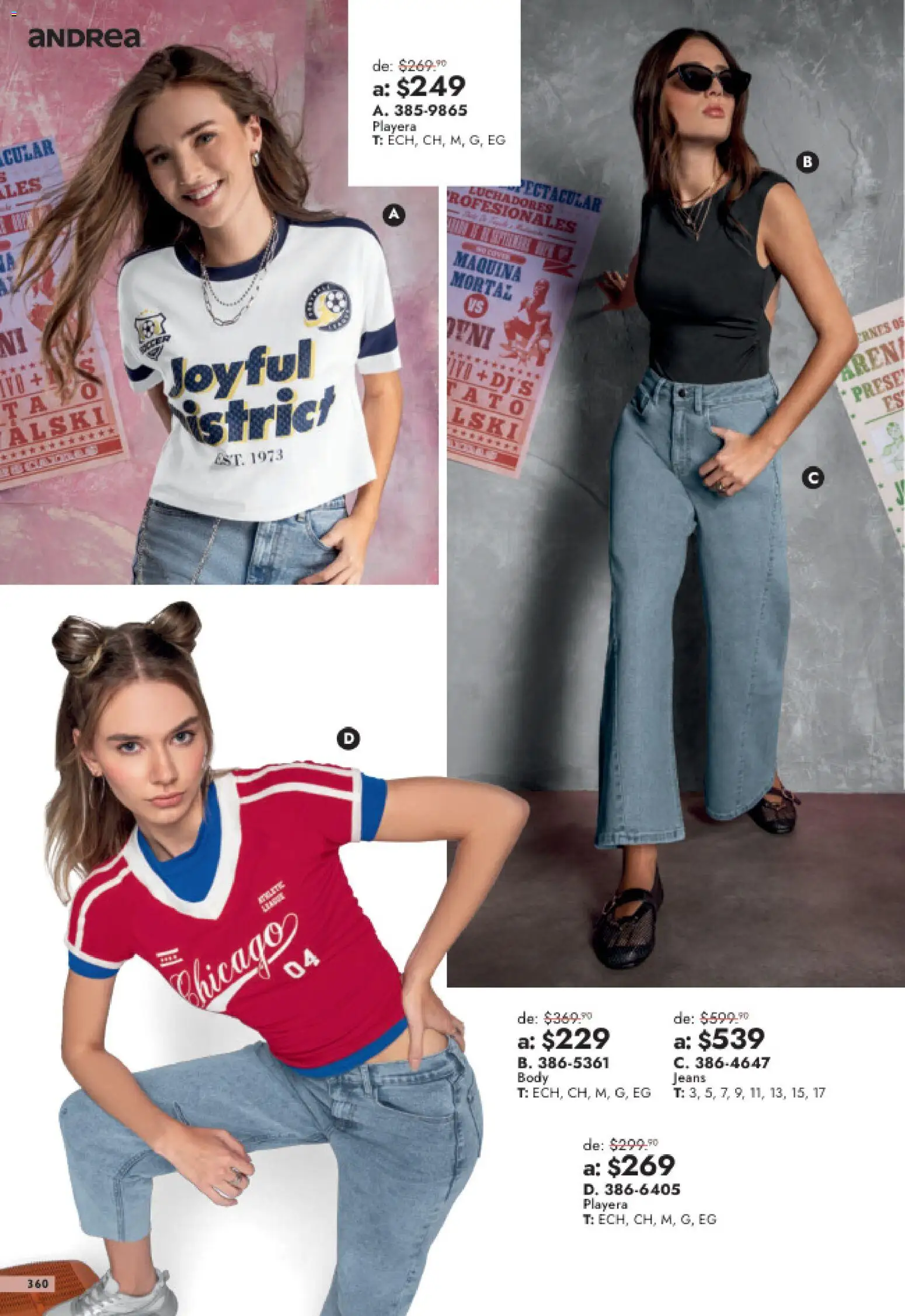 Vista previa las ofertas de la tienda Andrea - Andrea catálogo Outlet desde el 26/07/2026 