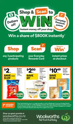 Preview of catalogue Woolworths catalogue from shop Woolworths valid 8 Jun 2026