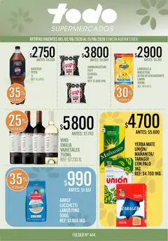 Vista previa del folleto de la tienda Supermercados TODO válido desde el 02/06/2026 