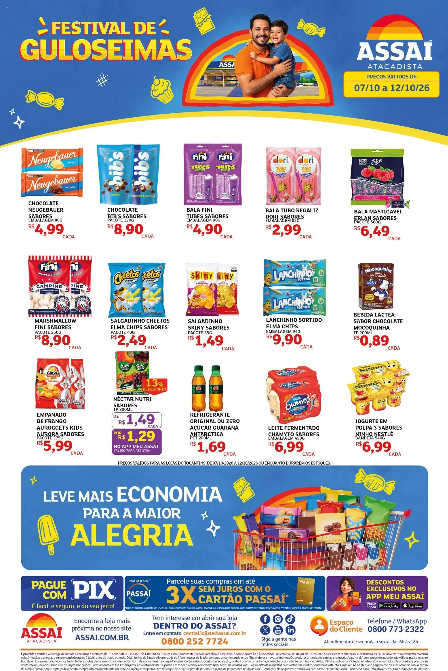 Pré-Visualização do folheto "Assaí Atacadista ofertas - TO" da loja Assaí Atacadista válido a partir de 07/10/2026