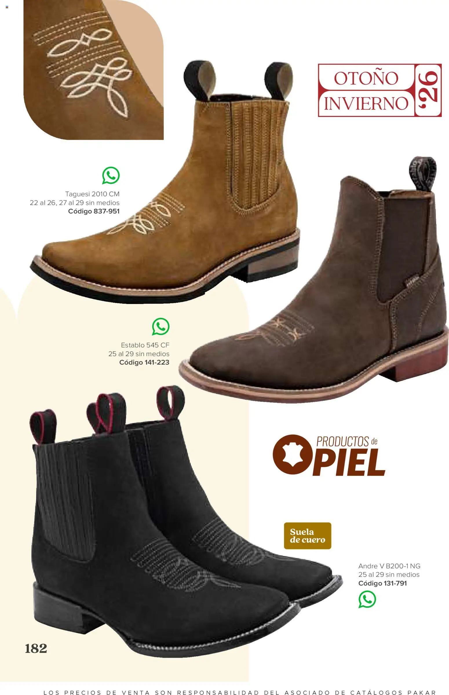 Vista previa las ofertas de la tienda SC Pakar - SC Pakar catálogo Hombre desde el 31/07/2026 