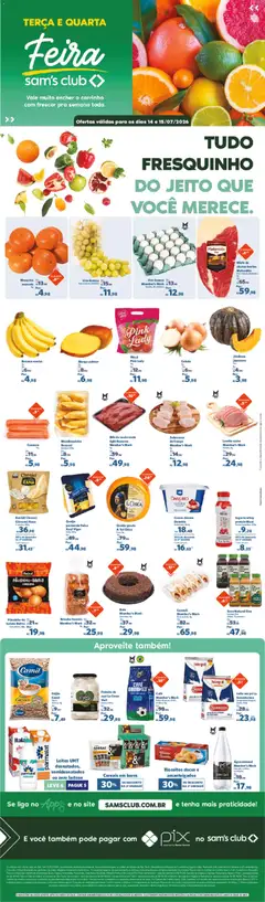 Pré-Visualização do folheto "Sam's Club - Ofertas da semana" da loja Sam's Club válido a partir de 14/07/2026