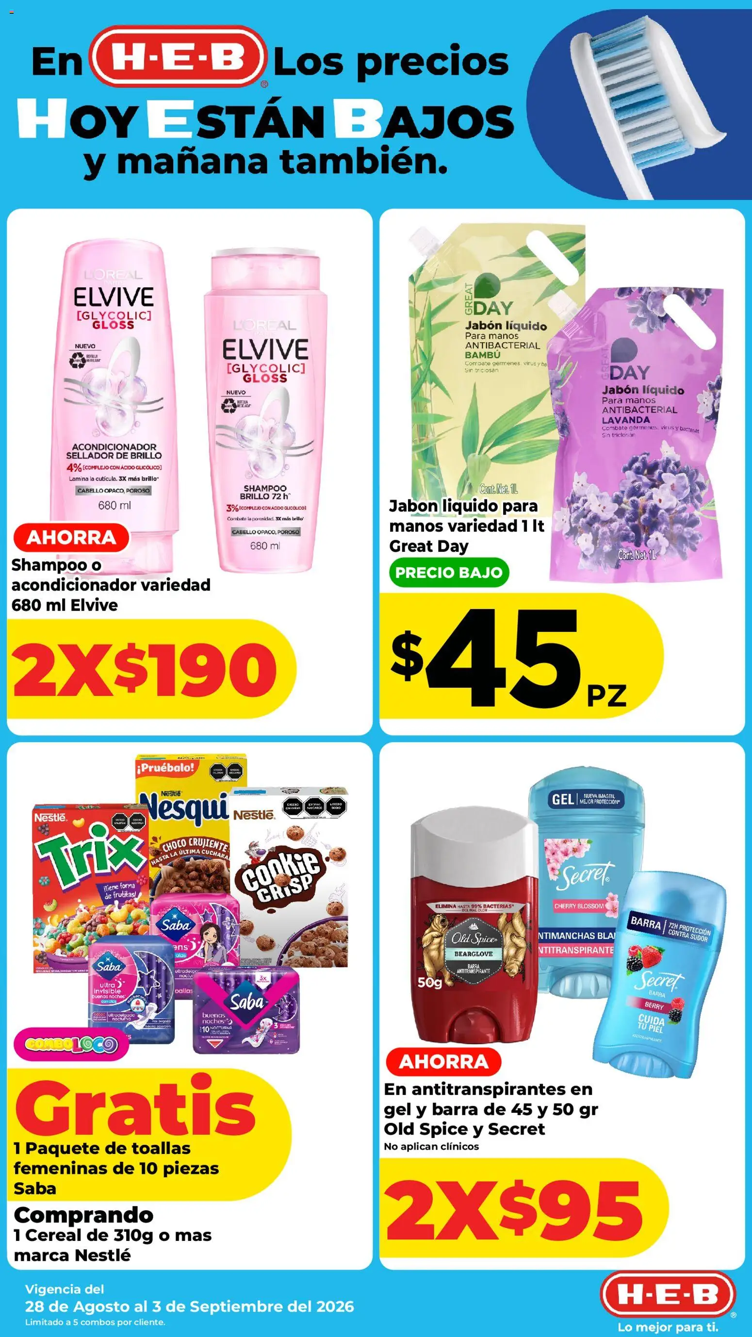 Vista previa las ofertas de la tienda H-E-B - H-E-B folleto desde el 28/08/2026 