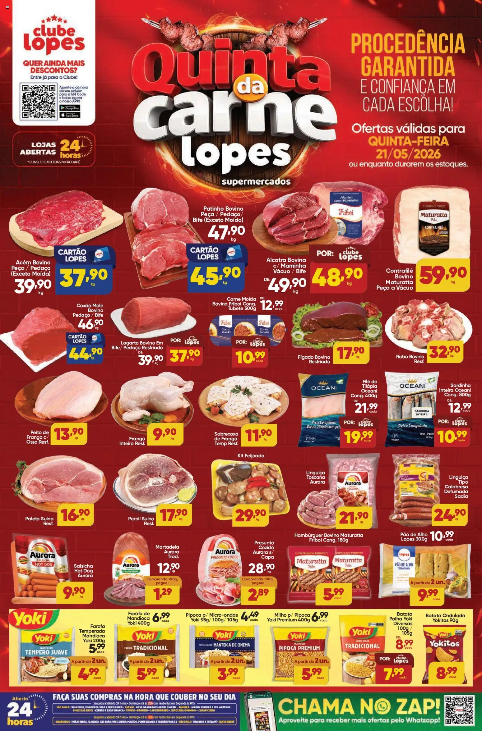 Pré-Visualização do folheto "Lopes Supermercados - Ofertas da semana" da loja Lopes Supermercados válido a partir de 21/05/2026
